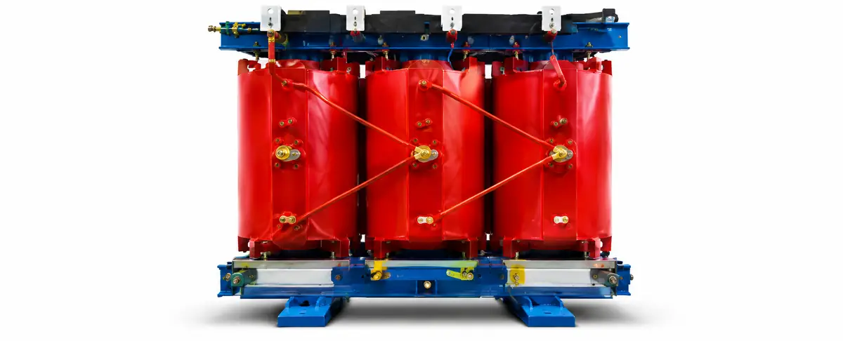 Dry type transformer coils for indoor electrical room